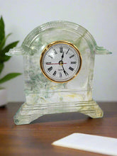 Green Marbled clock